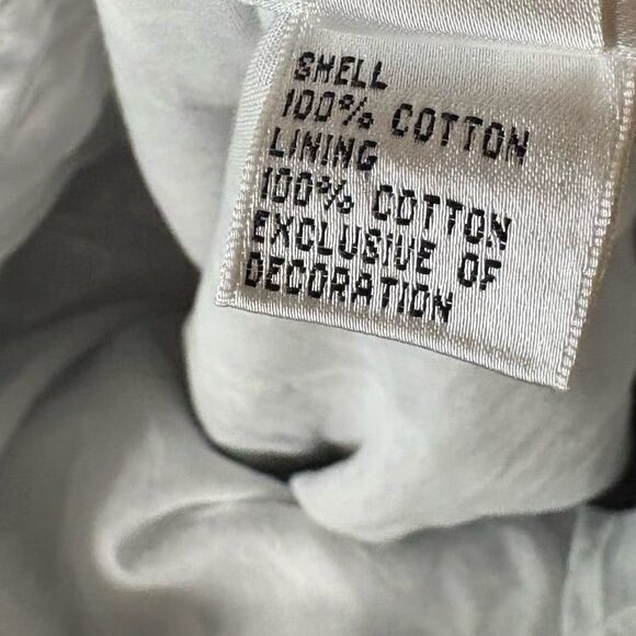 Talbots Navy And White Floral‎ Skirt Size 12 - Picture 7 of 8